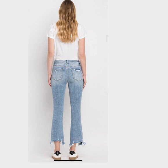 Lovervet by Vervet High Rise Skinny distressed Jeans size 25 - Picture 13 of 16